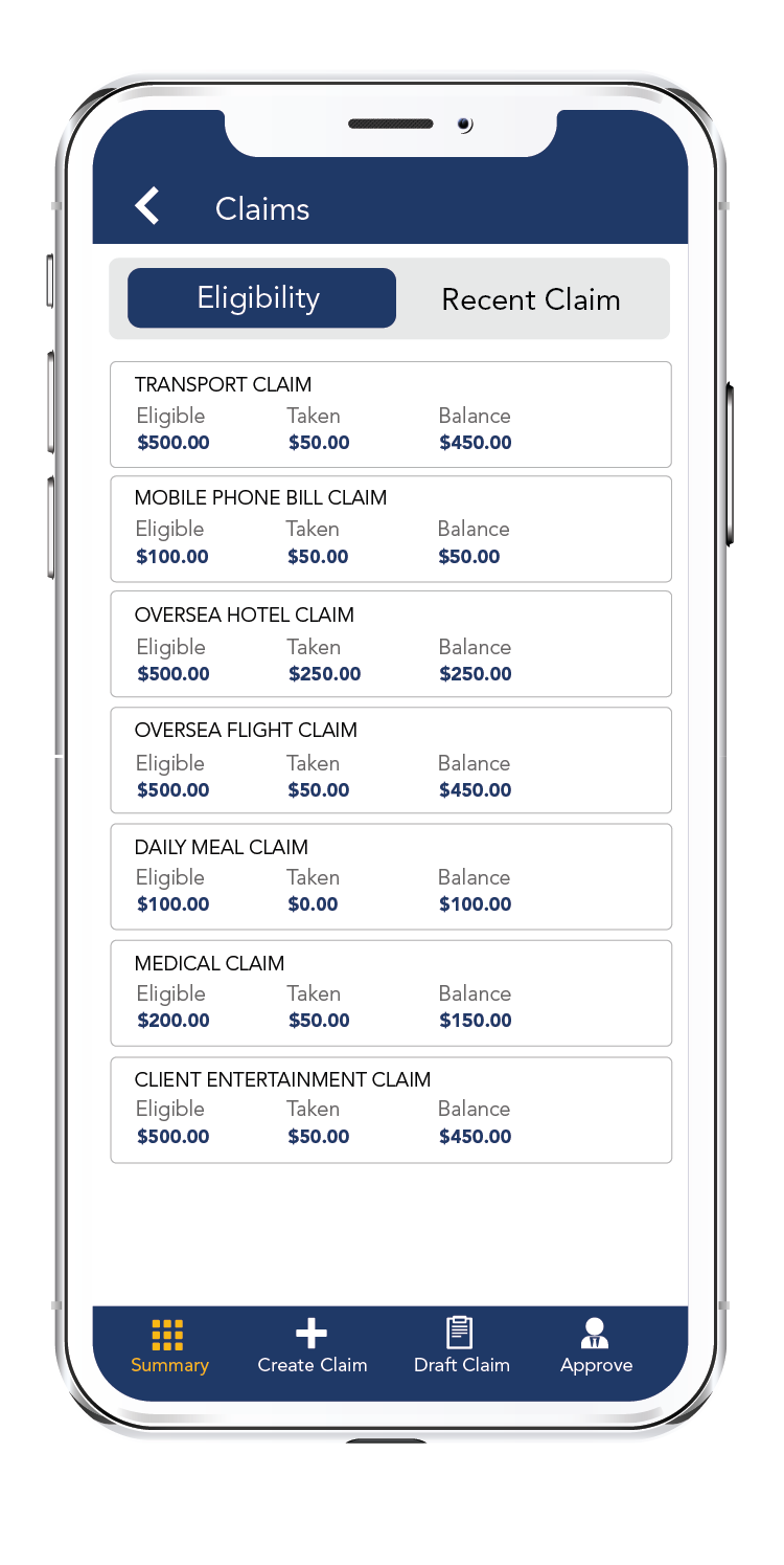 screenshot of Info-Tech HRMS